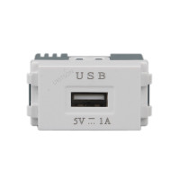 Зарядные модули DC5V 1A USB2.0 23x36 мм, USB зарядное устройство, электрическая розетка для настенной розетки, разъем для электрической розетки