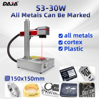 Лазерная маркировочная машина DAJA S3, настольный лазерный гравер для золота, серебра, ювелирных изделий, алюминия, нержавеющей стали, металлический гравер