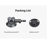 Держатель для экшн-камеры Falcam F22 3 дюйма, ручной насос на присоске, держатель для путешествий, автомобильное крепление на присоске для камеры Gopro 12 DSLR