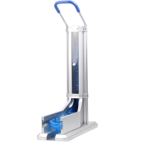 一次性鞋套机全自动脚套器踩脚换穿套鞋机工厂新款拖拉式家用商金