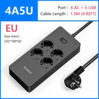 Умная электрическая розетка ORICO, многофункциональная розетка переменного тока, адаптер удлинителя, несколько портов USB, защита от перенапряжений, удлинительный кабель 1,5 м, ЕС, Великобритания