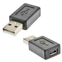 Адаптер USB 2,0 A папа-микро USB B мама M/F адаптер штекер преобразователь соединитель удобный и полезный