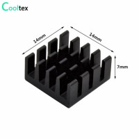 Алюминиевый радиатор мини-радиатор для электронного чипа RAM MOS IC, 3D-принтера Raspberry Pi, охлаждение с теплопроводной лентой