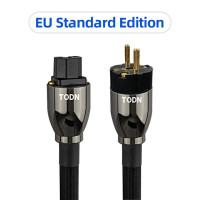Кабель питания TODN HIFI OCC, высококачественный аудиокабель hifi с позолоченным штекером, соединительный фильтр серии US Vseries