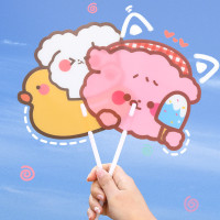 卡通手持异型扇 可爱夏季随身儿童扇学生礼品地摊手摇异形小扇子