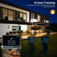 IP-камера 2K HD, Wi-Fi, PTZ, 1080P, P2P, iCSee