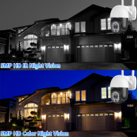 2MP IP камера 1080P HD наружная WIFI беспроводная камера безопасности Автоматическое отслеживание PTZ скоростная купольная камера Аудио CCTV видеонаблюдение P2P