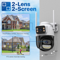 IP-Камера уличная PTZ, Wi-Fi, 4K, 8 Мп, 4 МП