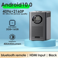 HONGTOP S30MAX Android Wifi 4K Умный портативный проектор с Wi-Fi и карманом Bluetooth Открытый 4K 9500L Android 10,0 Проектор