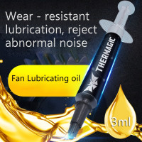 3 мл составная смазка для вентилятора процессора, кулера, силиконовая термопаста для процессора компьютерное масло,