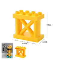 Железнодорожный трек светло-серого цвета, изогнутая железнодорожная платформа, половинчатый мост, Концевая секция, совместимая с большими строительными блоками, игрушки для детей