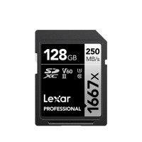 Оригинальная профессиональная SD-карта Lexar 1667x SDXC 64 Гб 128 ГБ 256 ГБ