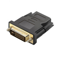 Elistooop DVI 24 + 1 штекер-гнездо HDMI-совместимый конвертер позолоченный адаптер 1080P для HDTV LCD DVI-D