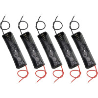 Зажим для аккумулятора 18650, 5 шт., держатель для аккумулятора 18650, чехол для аккумулятора 18650 с соединительным проводным выводом для аккумулятора 18650 с соединительным выводом