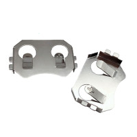 Клейкая лента SMD Tab CR2032 2032, держатель батарейного отсека, фиксатор батарейного отсека, поверхностное крепление, печатная плата, 10 шт.