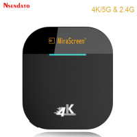 Mirascreen G5 5G 4K беспроводной HDMI-совместимый адаптер для телевизора Wi-Fi дисплей ТВ приемник для Miracast airplay монитор ПК