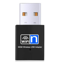 Мини беспроводной USB Wi-Fi адаптер 802.11N 300 Мбит/с USB 2,0 приемник ключ сетевая карта для настольного ноутбука Windows