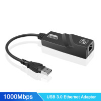 Проводная сетевая карта USB 100 на 10/1000 Мбит/с, USB 3,0