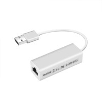 USB Ethernet адаптер USB 2,0 Проводная сетевая карта USB к RJ45 LAN Ethernet адаптер USB сетевой адаптер для ПК ноутбука Windows 7