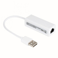 Портативная сетевая карта USB 2,0 к RJ45 10 Мбит/с USB к RJ45 Ethernet Lan адаптер для ПК ноутбука Windows 7/8/10