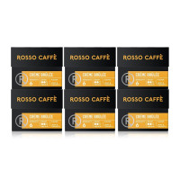 Rosso Caffe CremeBrulee Набор из 6 упаковок капсульного кофе совместимого с кофемашинами Nespresso Original Line