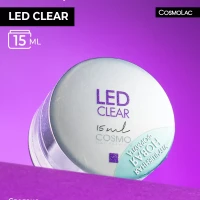 Гель для наращивания ногтей LED CLEAR NEW 15 мл