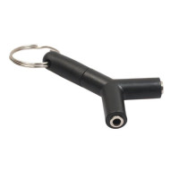 2019 3,5 мм стерео аудио Y-сплиттер 2 мама к 1 штекеру кабель адаптер для Мобильный телефон наушников ПК ноутбука компьютера