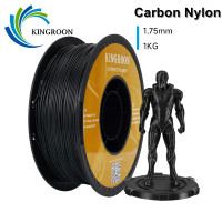 KINGROON углеродное волокно нейлон пластик для 3D принтера, высокая прочность PA-нейлон 3D печать нить 1,75 мм 1 кг Новинка