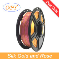 Шелковая нить Pla, верх из бронзы, меди, золота, сатина, серебра, красного, синего цвета, пластиковый материал 1,75 мм, 3D-печать, 1,75 100 г, 10 м, нить
