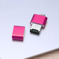 Мини USB 2,0 T флеш TF Micro SD кардридер из алюминиевого сплава адаптер