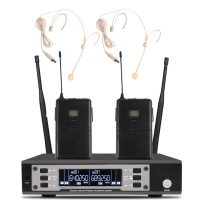 SOMLIMI EW135G4 UHF двухканальный ручной профессиональный беспроводной микрофон для сцены