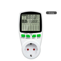 Электрический измеритель электроэнергии с вилкой Стандарта EU/UK, ваттметр с ЖК-дисплеем, умная электрическая розетка, тестер, измерительный выход, анализатор мощности