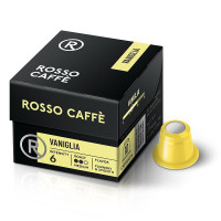 Кофе капсульный Rosso Caffe VANIGLIA, темной обжарки, совместимый с кофемашинами Nespresso Original Line, 10 капсул