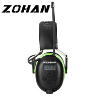 Наушники с защитой слуха, Bluetooth-наушники, электронные наушники, AM/FM-радио 5,0 для безопасного мытья ушей, наушники с литиевой батареей 2000 мАч