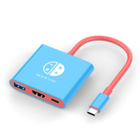 Портативная док-станция для Nintendo Switch, док-станция с 4K HDMI USB 3,0, хаб для ноутбуков, ПК, iPad, TV, NS Switch, OLED