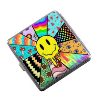 Мультяшный экранирующий металлический контейнер для хранения сигарет, искусственный дым, 20 шт., чехол для сигарет, портативный контейнер для курения, оптовая продажа