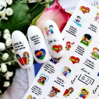 Слайдеры наклейки для ногтей