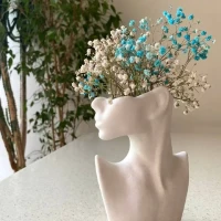 Кашпо гипс интерьер дом статуэтка 