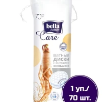 Ватные диски bella cotton care женьшень 70 шт.