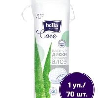 Ватные диски bella cotton алоэ 70 шт.