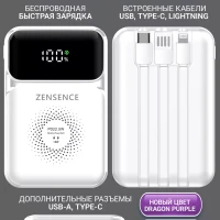 Внешний аккумулятор для зарядки iPhone и Type-C устройств