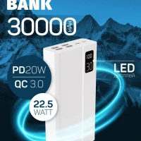 Повербанк MOUNTAINS 30000 mAh 3А, QC3.0+PD20W