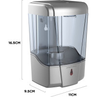 Интерхаса! Диспенсер Для Мыла Бесконтактный настенный, 600 мл