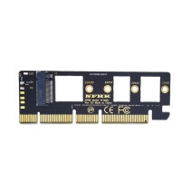 Переходная плата NVMe PCIe M.2 NGFF SSD на PCIe X1 с высоким кронштейном M.2 NVMe SSD на PCIE X16/X8/X4/X1 адаптер для отвода тепла