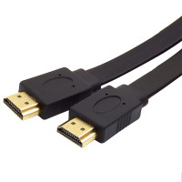 Высококачественный Full HD короткий HDMI-совместимый кабель с поддержкой 3D штекер-штекер плоский кабель Шнур для аудио видео HD TV 30 см 50 см