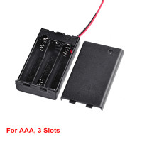 Держатель аккумулятора AAA 18650 Чехол коробка с крышкой и переключателем включения/выключения Diy кабель для хранения батарей чехол для 2 3 4x AAA 2x18650 1x9v PP3