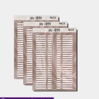 Наклейки на типсы 3 листа 150 шт Мрамор 