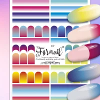 Наклейки на ногти Градиент