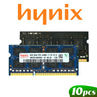 Набор микросхем Hynix 10 шт. оперативная память для ноутбука 4 ГБ 8 ГБ DDR3 DDR3L PC3 PC3L 8500S 10600S 12800S 1066 МГц 1333 МГц 1600 МГц память для ноутбука SODIMM