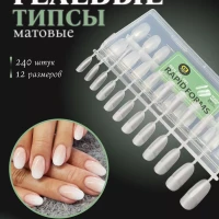 гелевые типсы для наращивания ногтей 